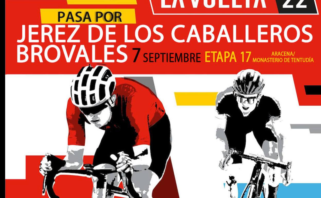 La Vuelta Ciclista a España pasa por Jerez de los Caballeros y Brovales este miércoles