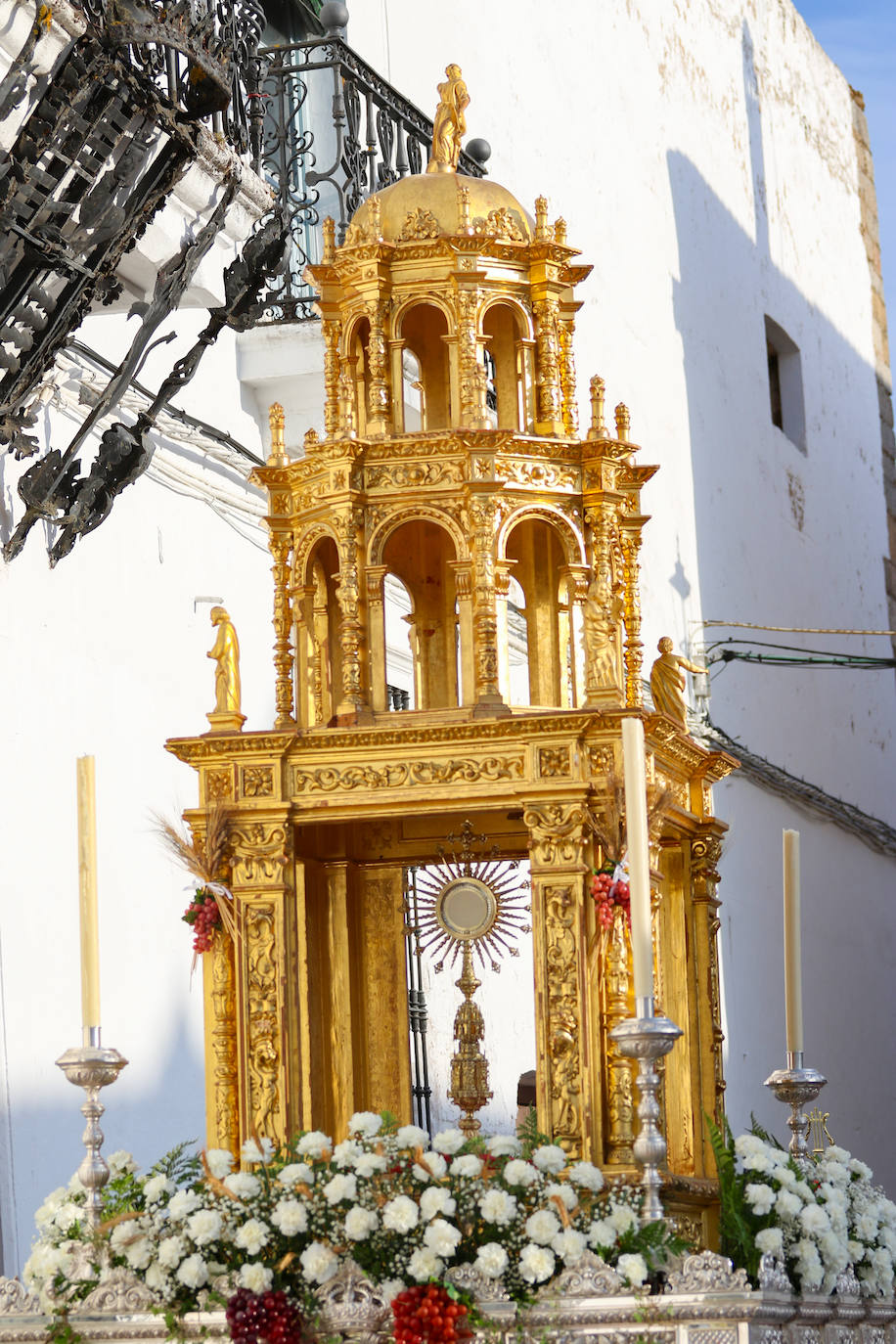 La procesión del Corpus Christi de Jerez de los Caballeros, en imágenes