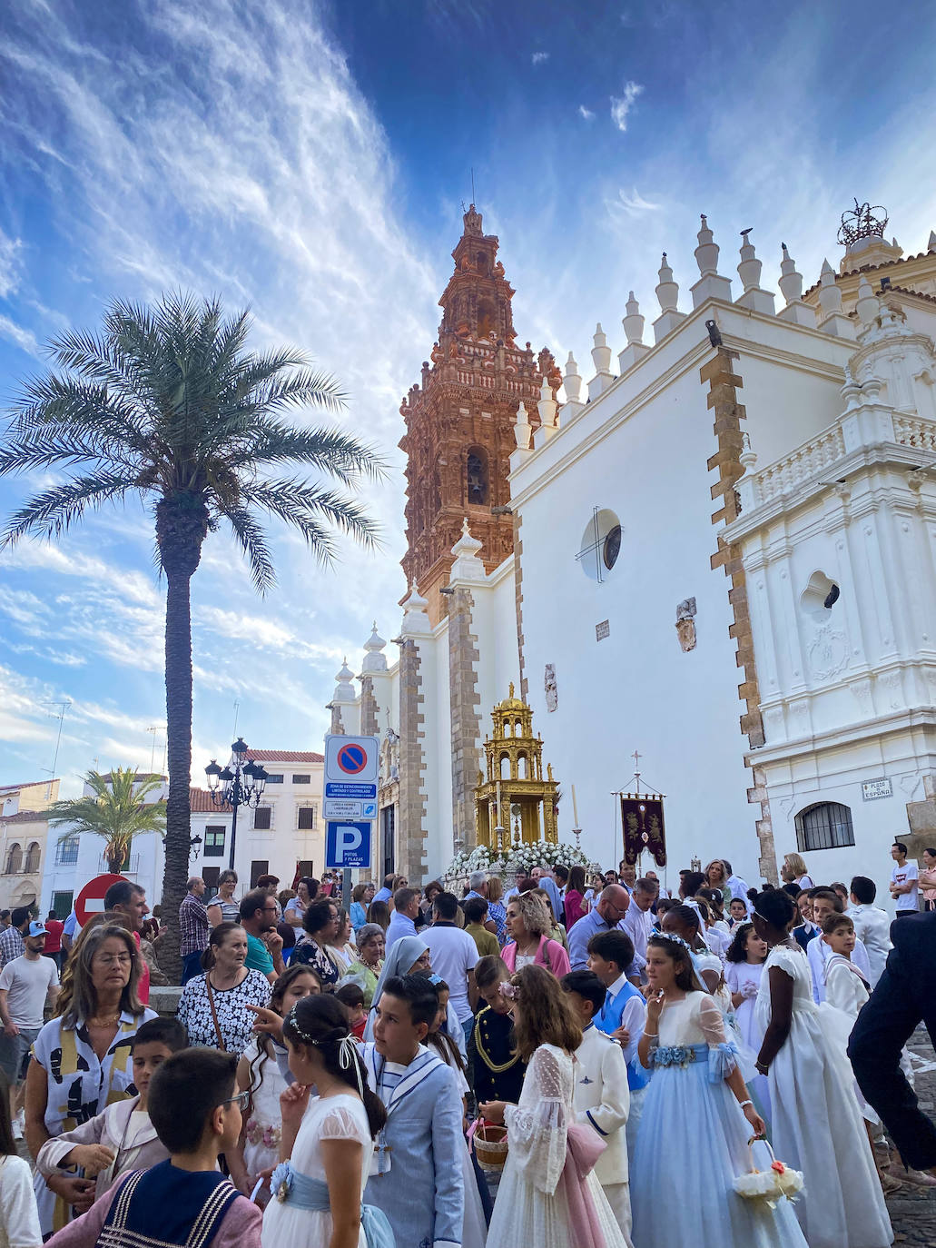 La procesión del Corpus Christi de Jerez de los Caballeros, en imágenes