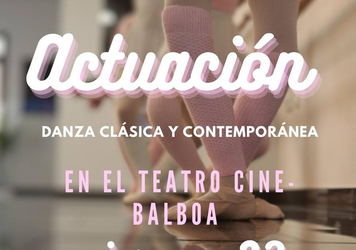 El cine-teatro Balboa acoge, este viernes, una actuación de danza clásica y contemporánea