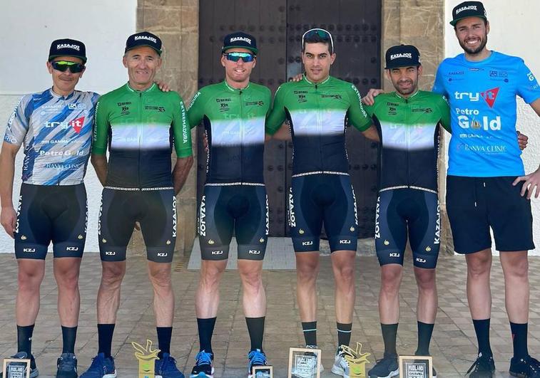 Luis Alberto Cordero y Julián Antúnez, campeones de Extremadura de Gravel