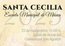 El conventual San Agustín acoge, este miércoles, el tradicional concierto «Santa Cecilia»