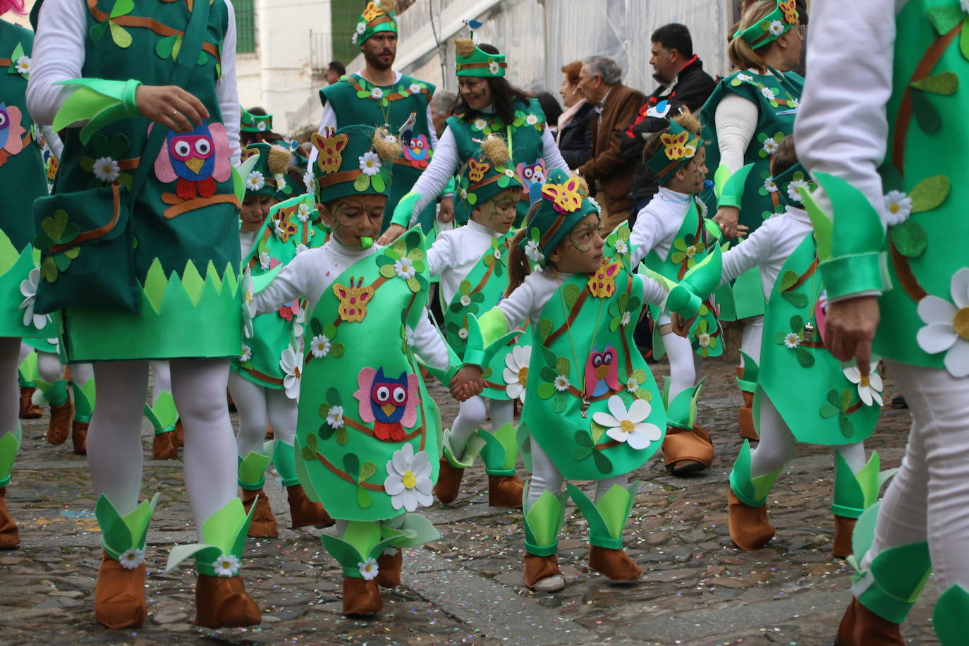 Fotos: Arranca el Carnaval en Jerez de los Caballeros con el desfile de los centros educativos