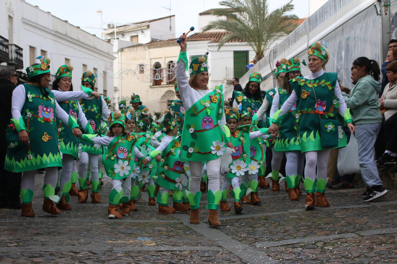 Fotos: Arranca el Carnaval en Jerez de los Caballeros con el desfile de los centros educativos