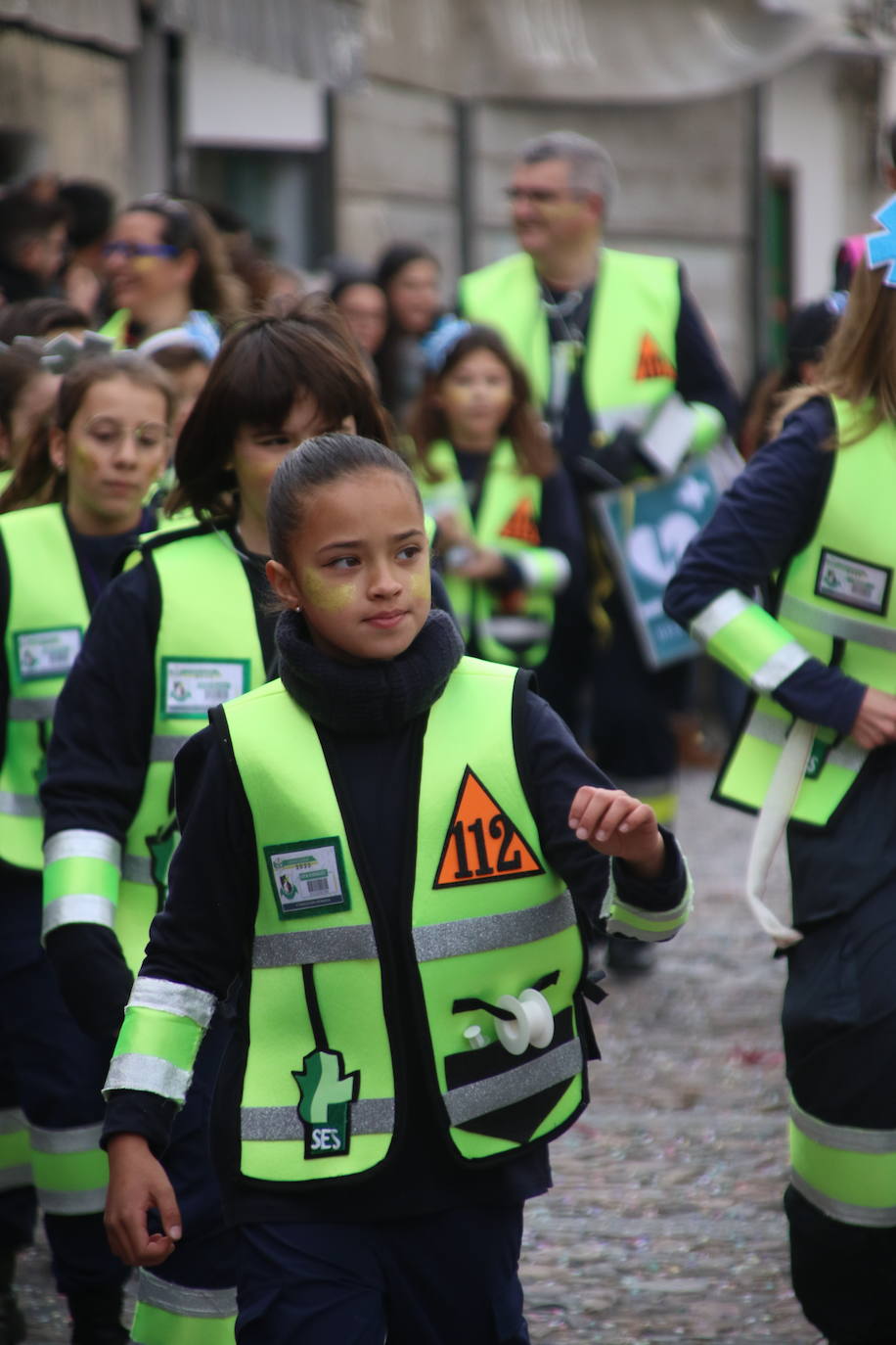 Fotos: Arranca el Carnaval en Jerez de los Caballeros con el desfile de los centros educativos