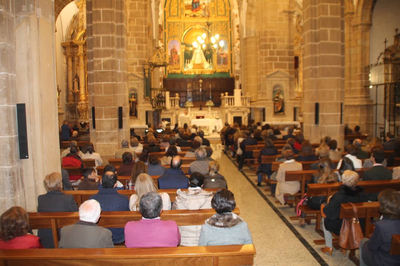 Emotiva despedida a Pedro Alberto Delgado, párroco de Jerez durante los últimos ocho años