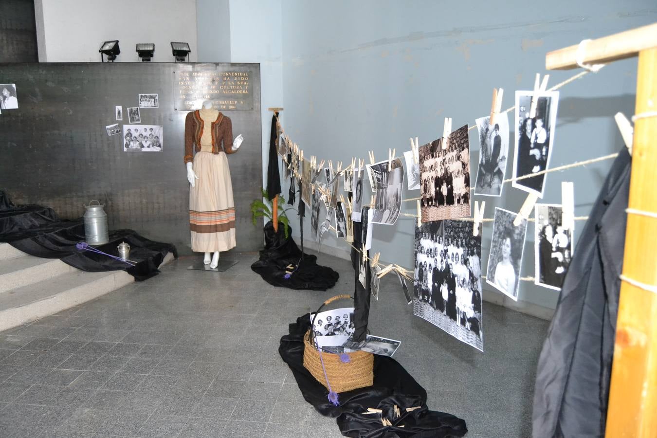 El auditorio del Conventual San Agustín acogerá a lo largo de estos días distintas exposiciones.P.D.