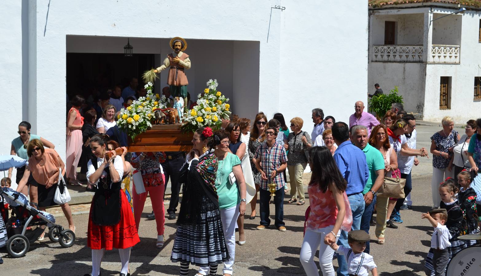 El domingo, la imagen del patrón será llevada en procesión tras la celebración de la Santa misa. Ricardo Maldonado.