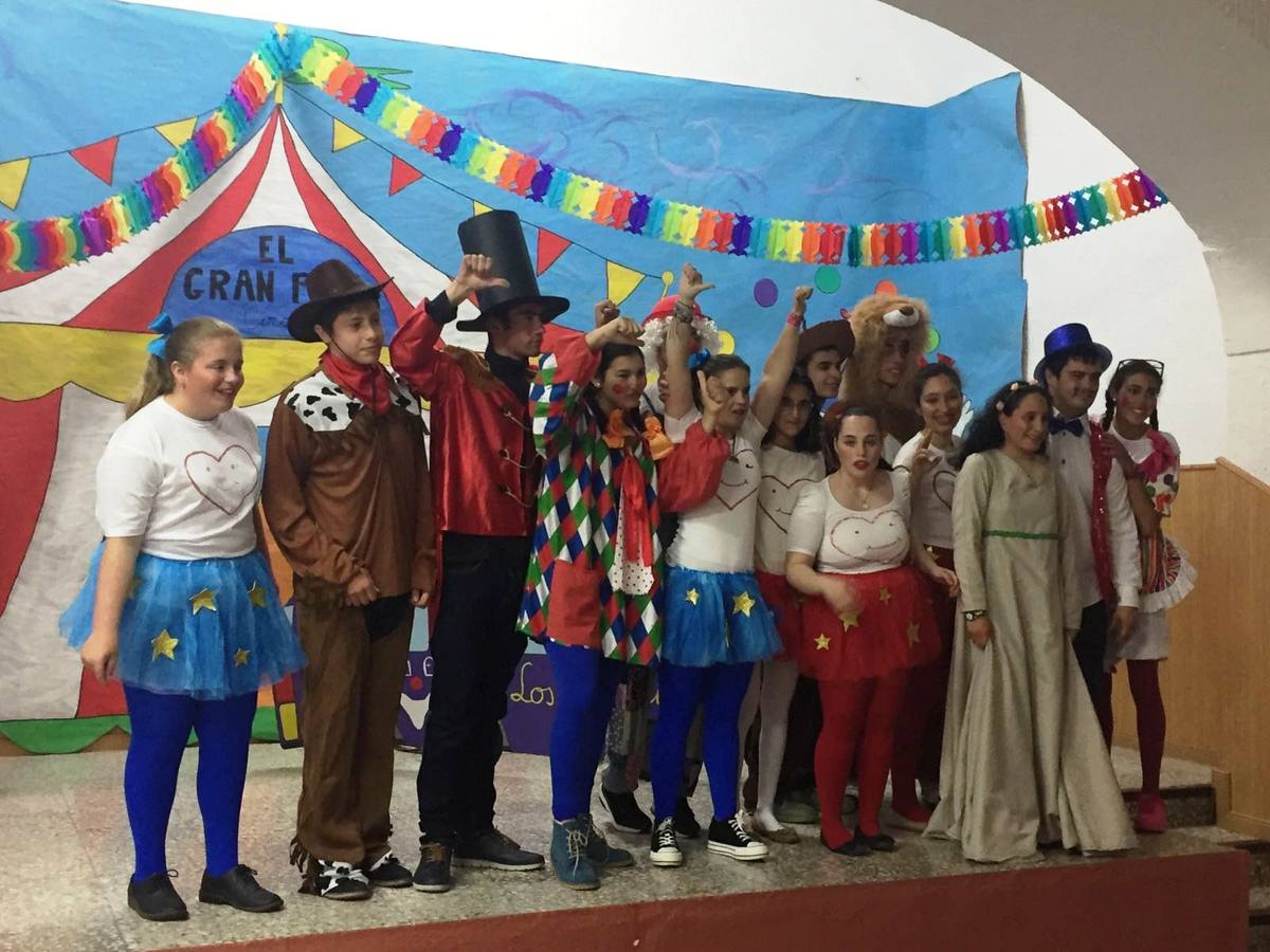 Los alumnos del Colegio 'Nuestra Señora de Aguasantas' han protagonizado una representación teatral.Cedida.
