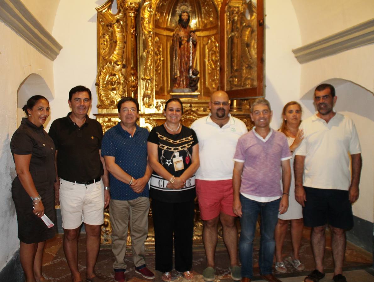  Miembros de la comisión organizadora de la salida del diablo, integrada en la Cofradía del Santísimo Sacramentomé.