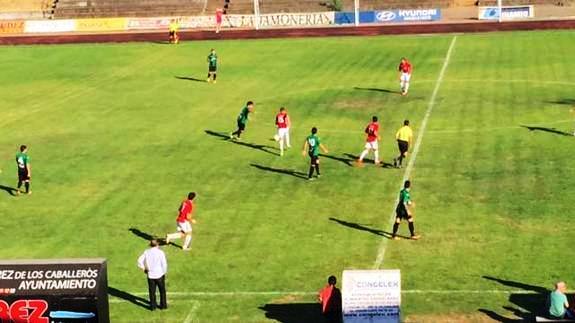 Imagen del partido de Copa Federación disputado en Jerez el 21 de agosto.