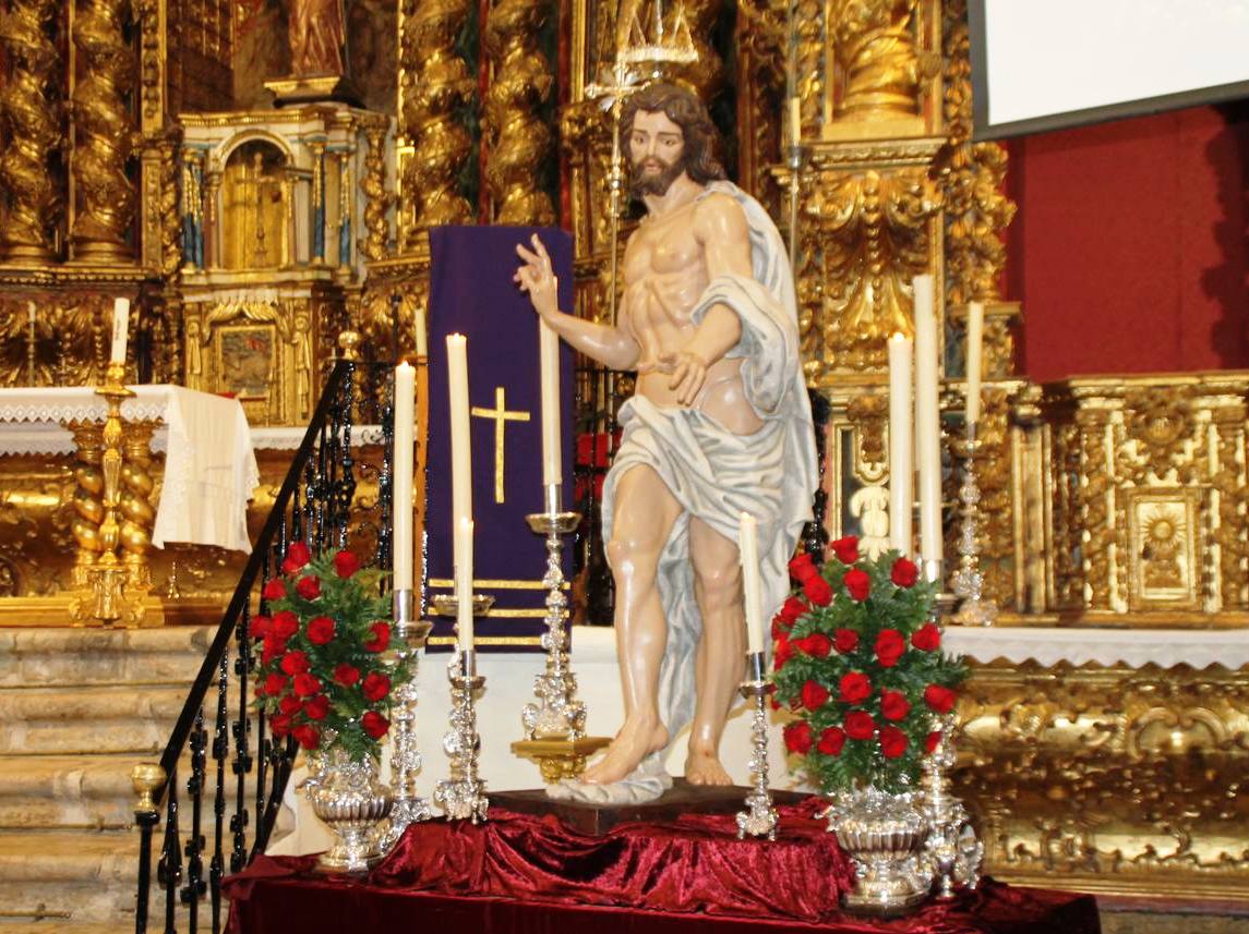Imagen de 'Cristo Resucitado' tras su restauración.