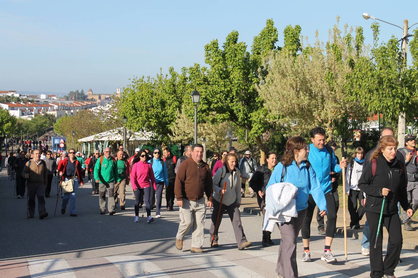 Participantes en una edición anterior de la ruta.