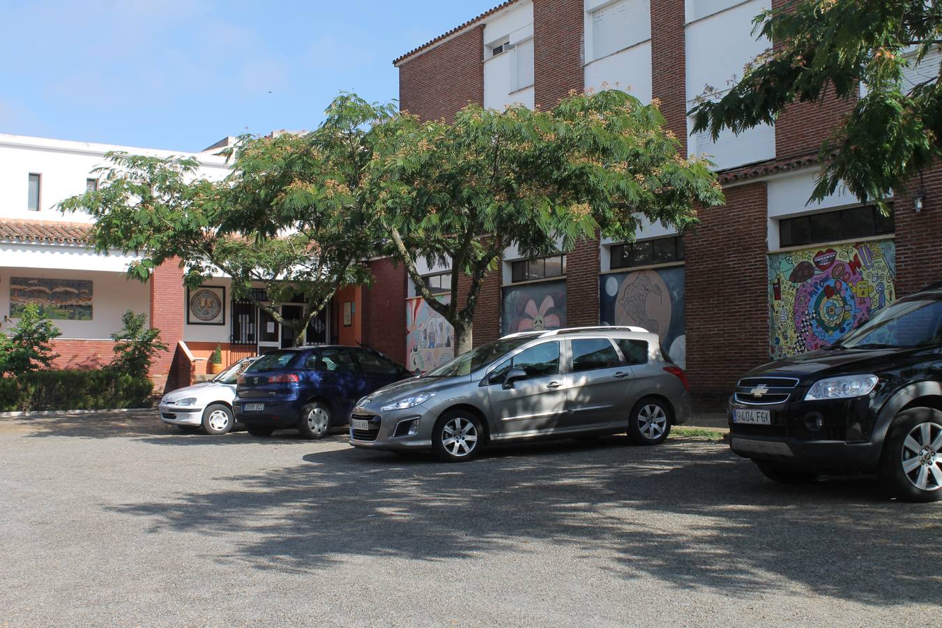 Zona de acceso al Instituto 'Ramón Carande'.