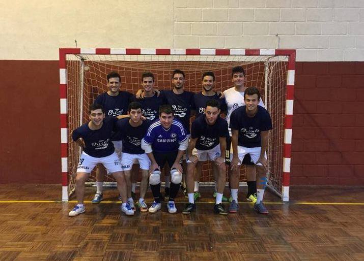 Equipo 'Oriente Kirolbet', ganador del 4º Maratón del Jerez Futsal.