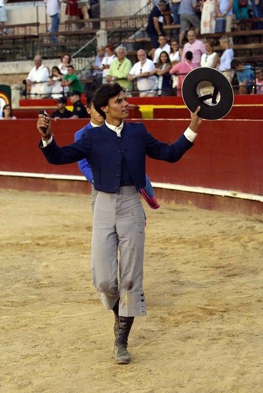Carlos Domínguez, de la Escuela Tauina de la Diputación de Badajoz.