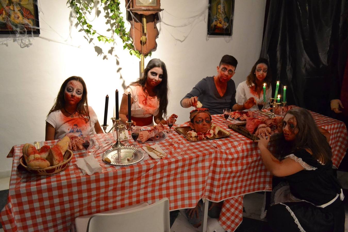 Una de las escenas de la I Mansión del terror.Noelia Galindo.