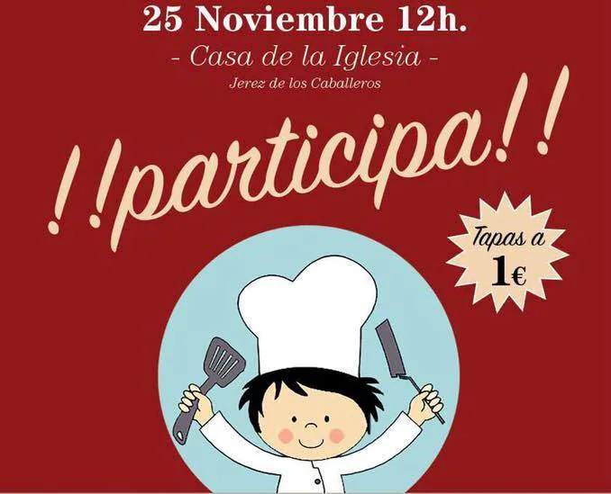 Cáritas de Jerez organiza la 'Tapa Solidaria' el sábado 25 de noviembre