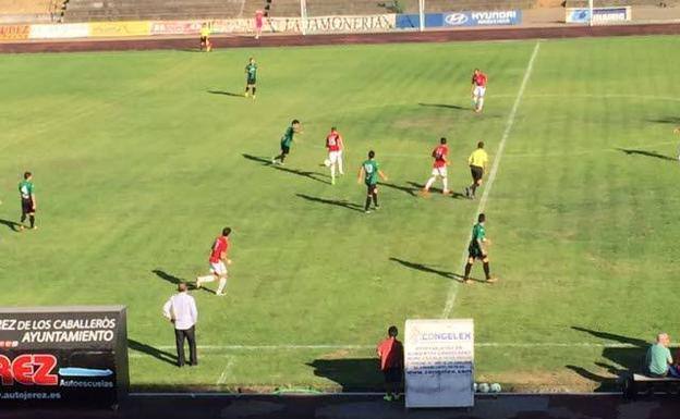 Imagen del partido de Copa Federación disputado en Jerez en 21 de agosto de 2016.