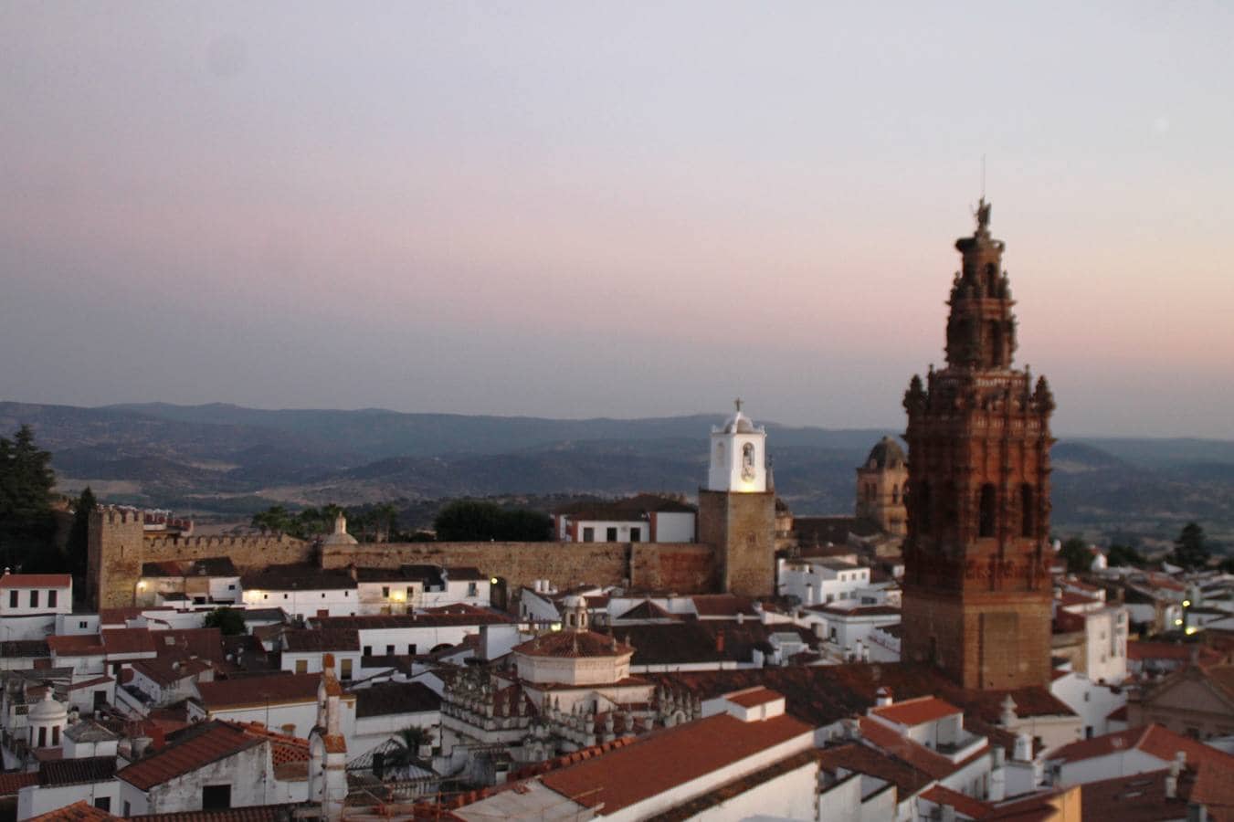 Vista de Jerez de los Caballeros desde el Palacio de Los Guzmanes.