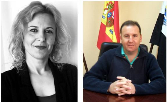 Julia Gutiérrez y José Luis Marín, alcaldes de Alange y Villagonzalo