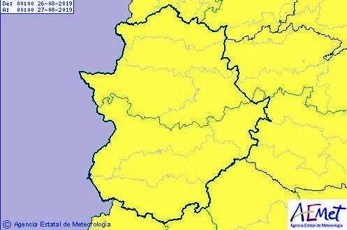 Mapa de la Agencia Estatal de Meteorología