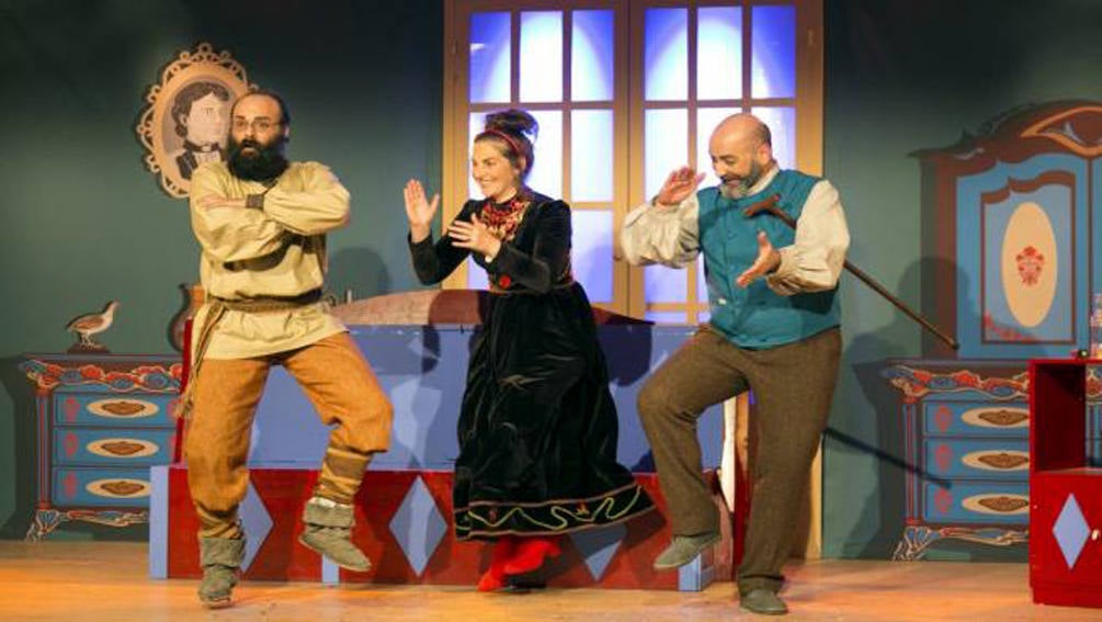 Una escena de la representación 