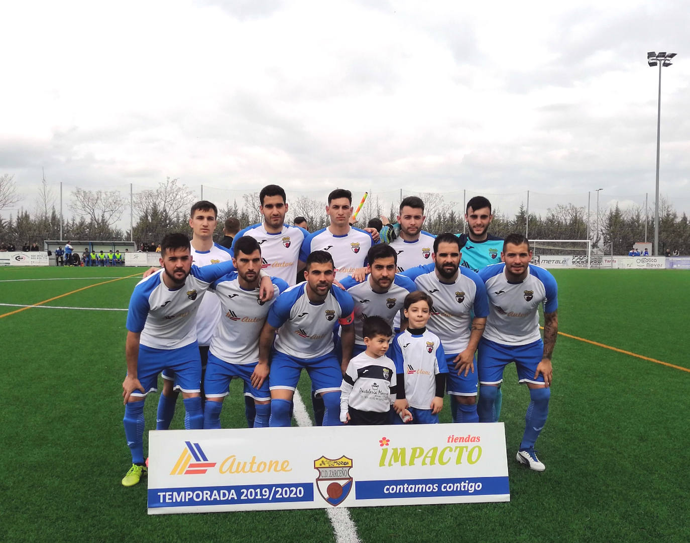 Alineación presentada en la última jornada