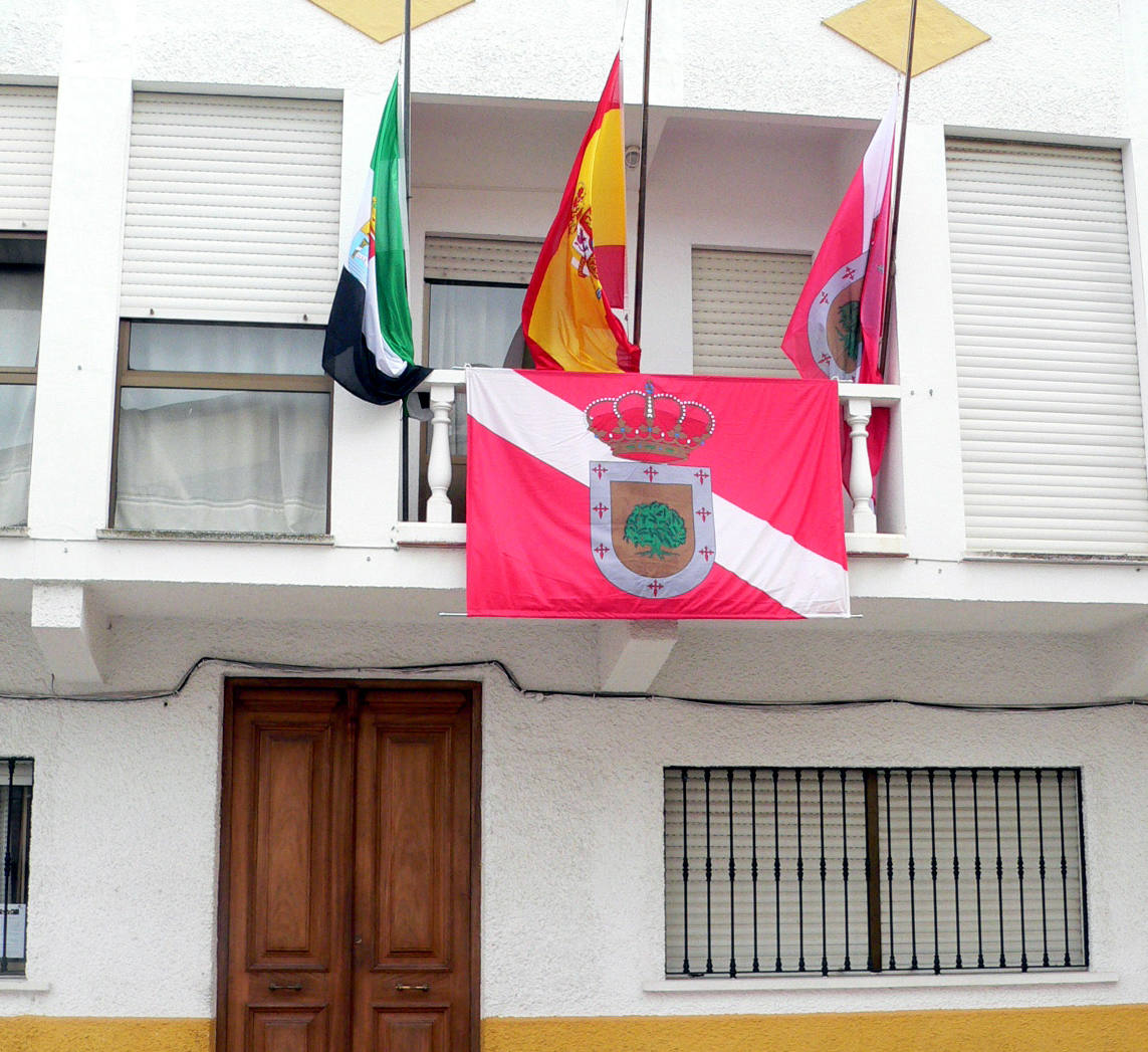 Balcón del edificio consistorial.