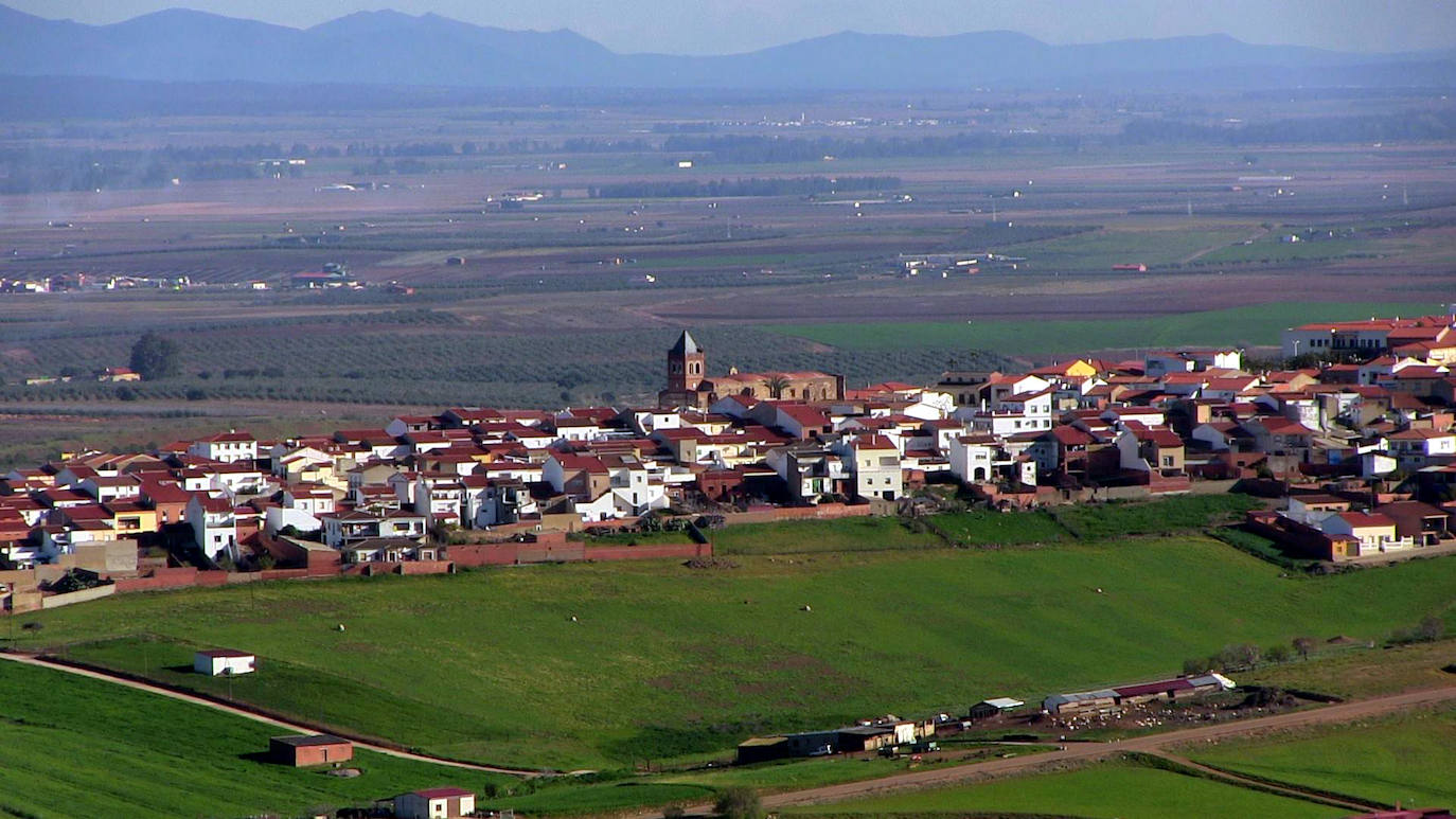 Vista panorámica de La Zarza