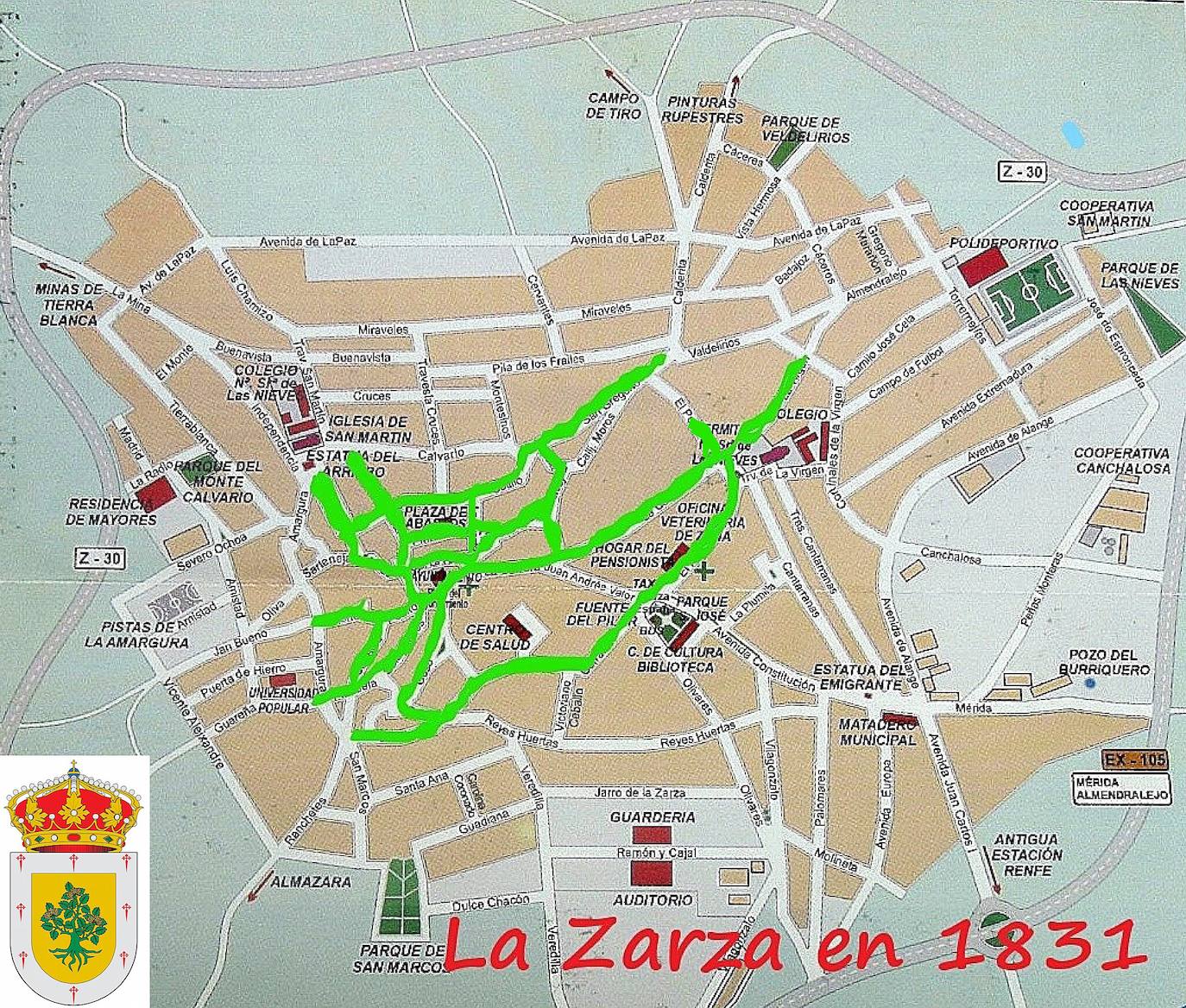 Historia local: La Zarza según el padrón de 1831 (Fabián Lavado R.)