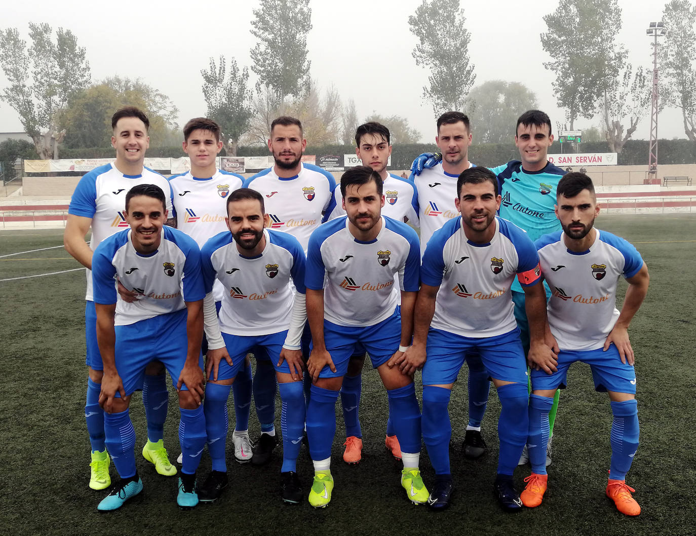 Alineación inicial del último partido
