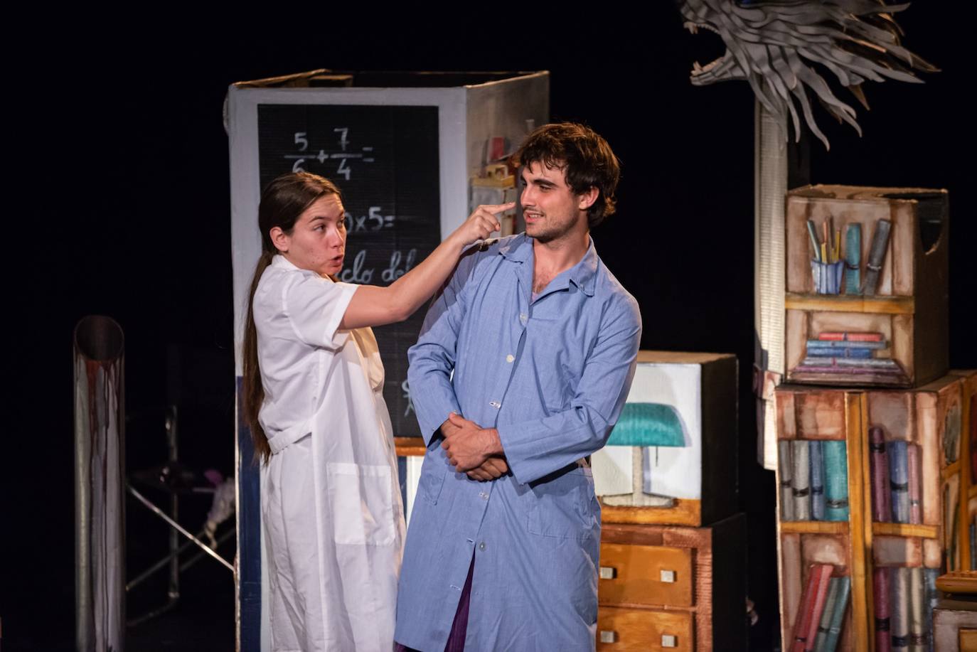 Una escena de la representación de Samarkanda Teatro