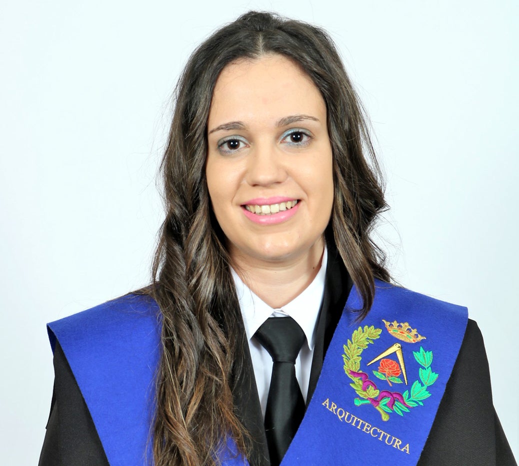 Cristina Vivas Pintado, el día de su graduación