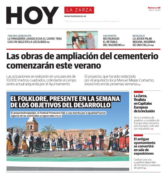 Este lunes sale el periódico de abril