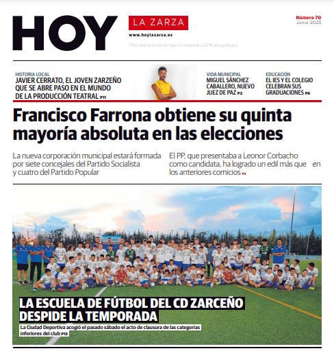 Este miércoles sale el periódico de junio