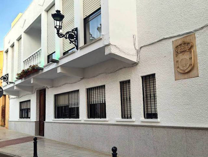 Exterior de la sala de exposiciones