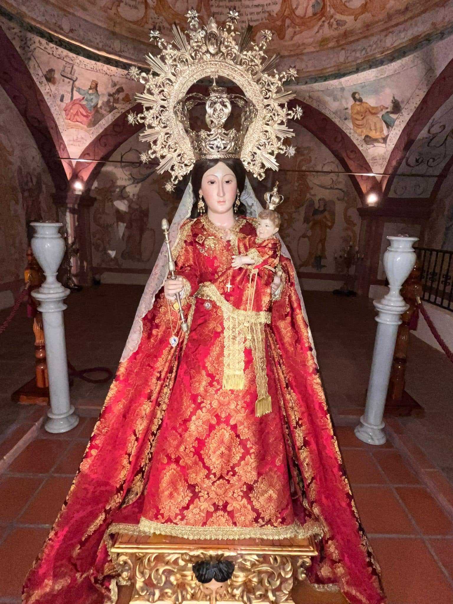 La Virgen de las Nieves, con el nuevo traje