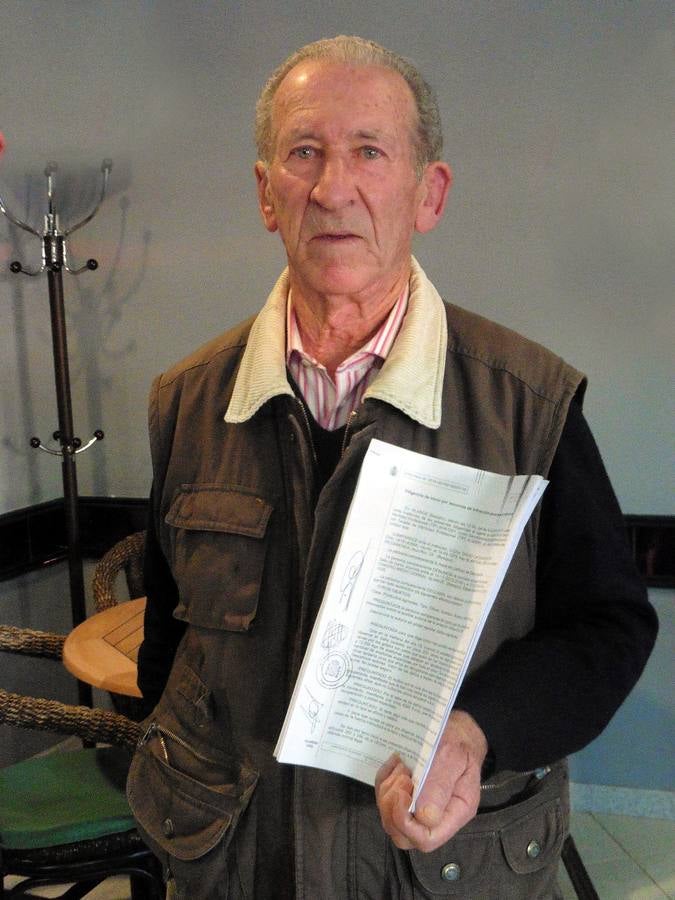 Antonio Cacenave, con la denuncia presentada