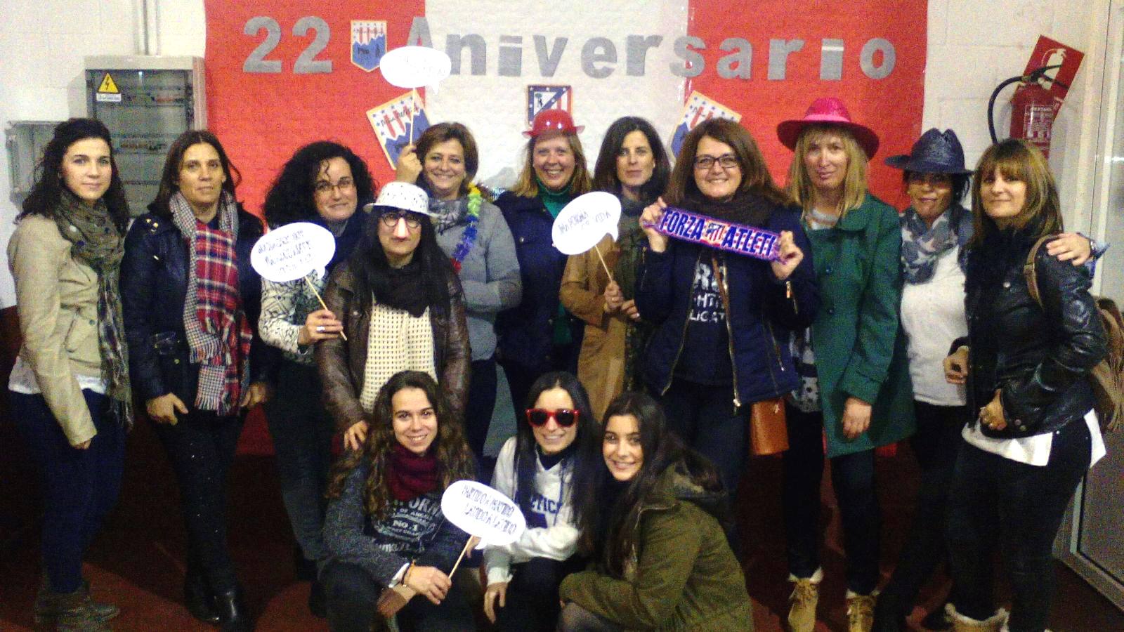 Representación femenina de la Peña