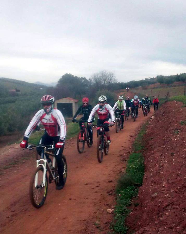 Miembros del club en la primera salida