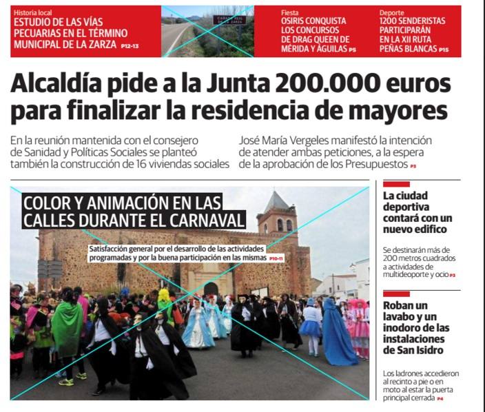 Borrador de la portada del número 17