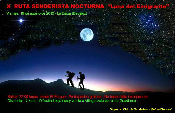Cartel anunciador de la prueba