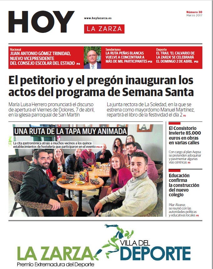 Portada del número 30