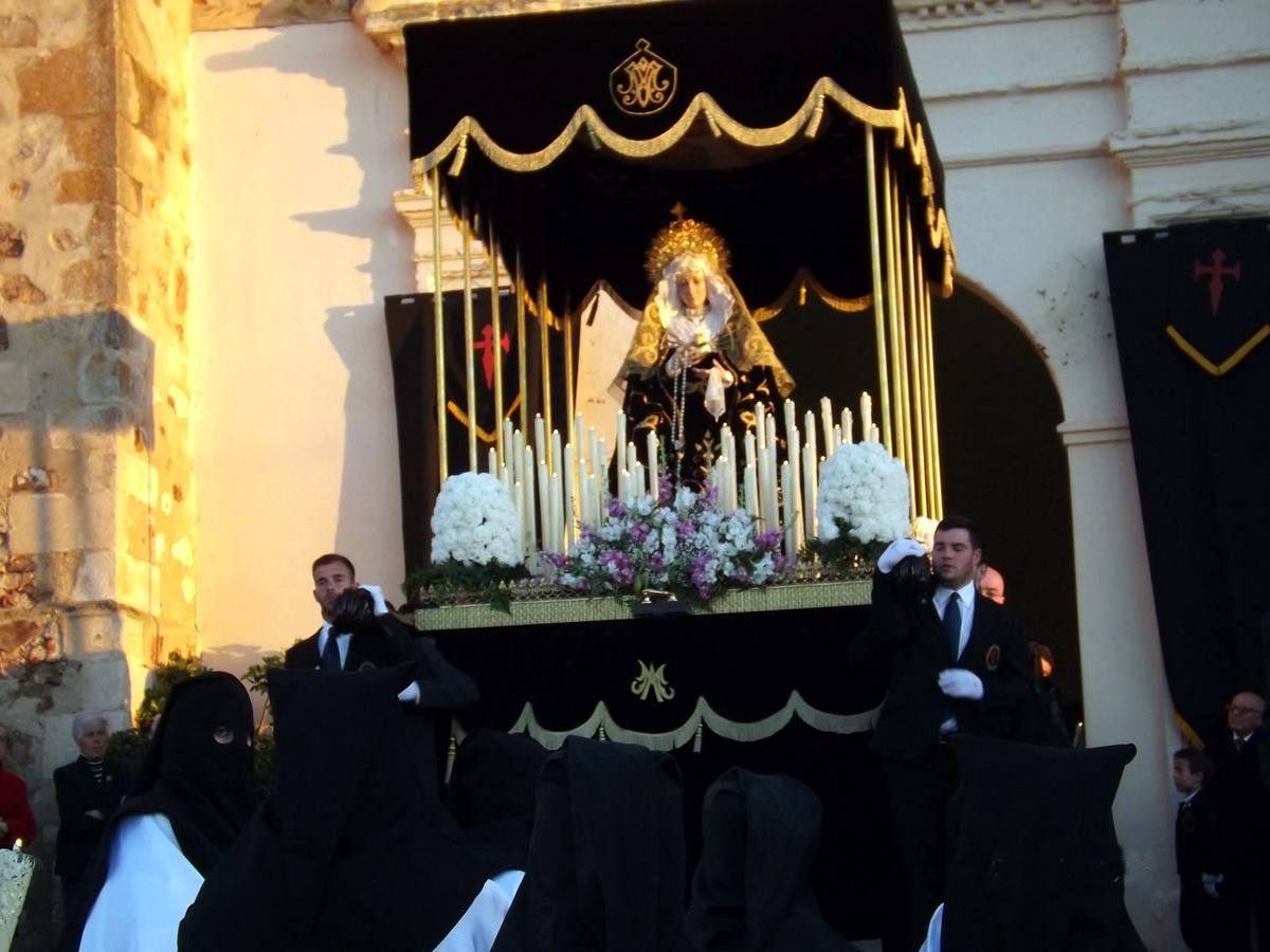 Imagen de la Virgen de la Soledad