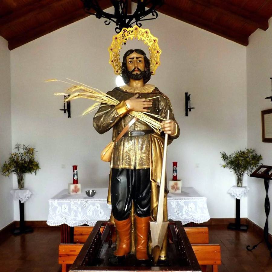 Imagen del Santo en su ermita