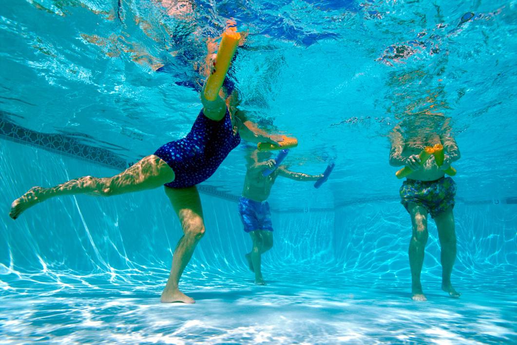 Imagen de una clase de aquagym