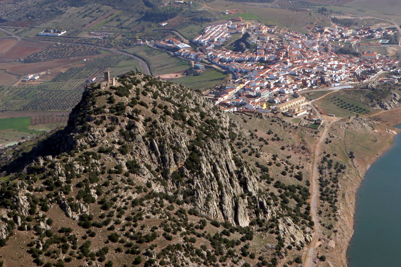 Vista aérea de Alange