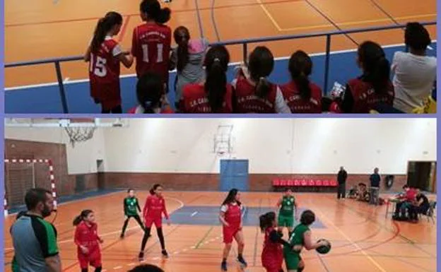 Los equipos alevines disfrutaron de una concentración de minibasket en Monesterio