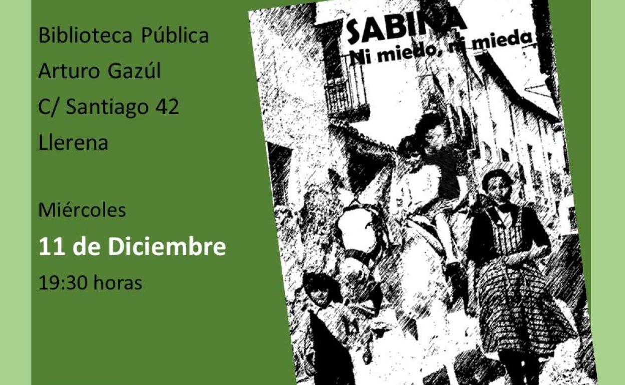 Luis Oteyza presenta 'Sabina, ni miedo, ni mieda'